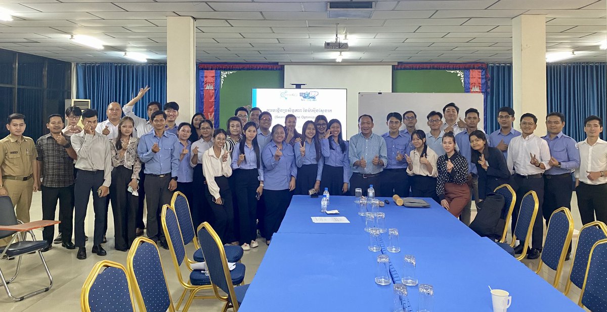 chamnanmuon's tweet image. From Social to Search! 🚀 Finished our last day of training for Phnom Penh Autonomous Port on Facebook Marketing, Instagram Marketing &amp;amp; SEO. Now, it&apos;s time to implement &amp;amp; grow!

#DigitalMarketing #SocialMediaGrowth #SEOForSuccess #socialmedia #Cambodia #SearchEngineOptimization
