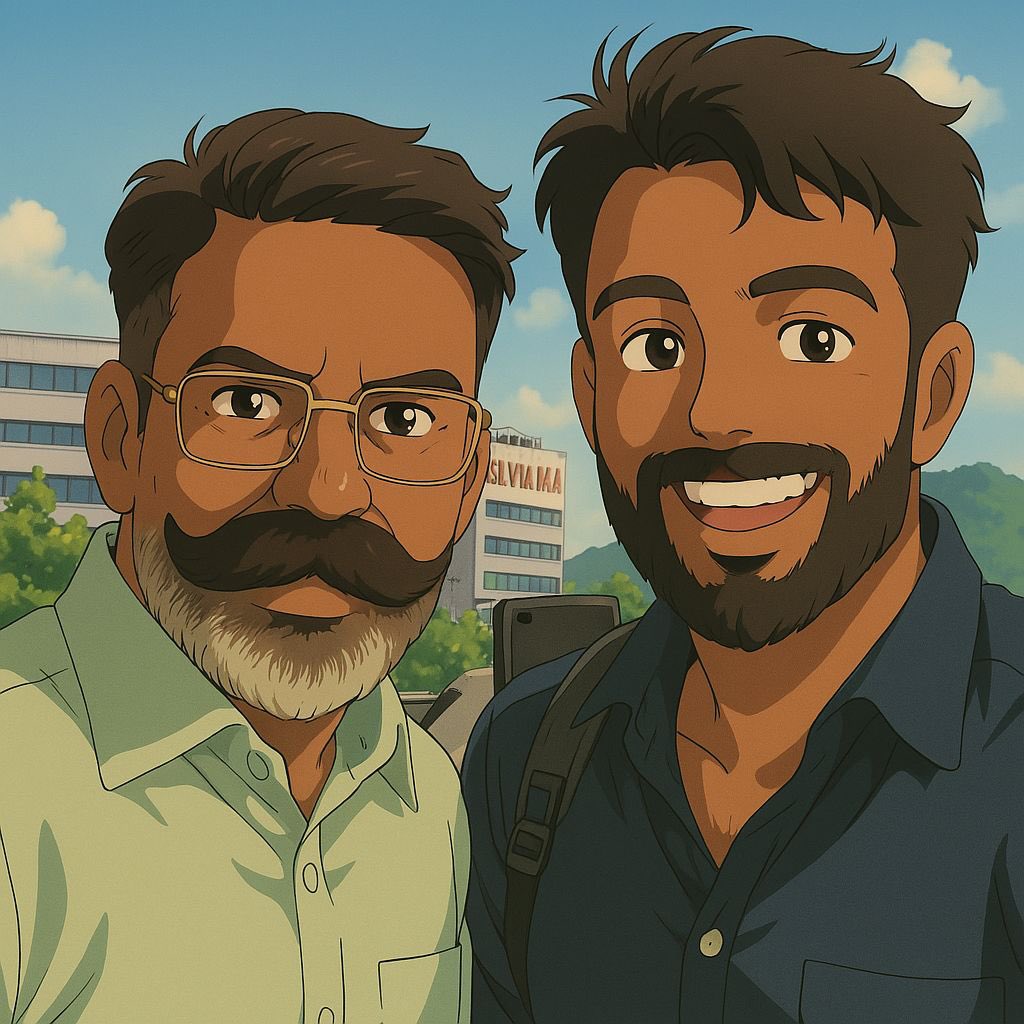 prabhasji's tweet photo. #ghiblistyle with @thirumaofficial https://t.co/ydjkhLMQCx