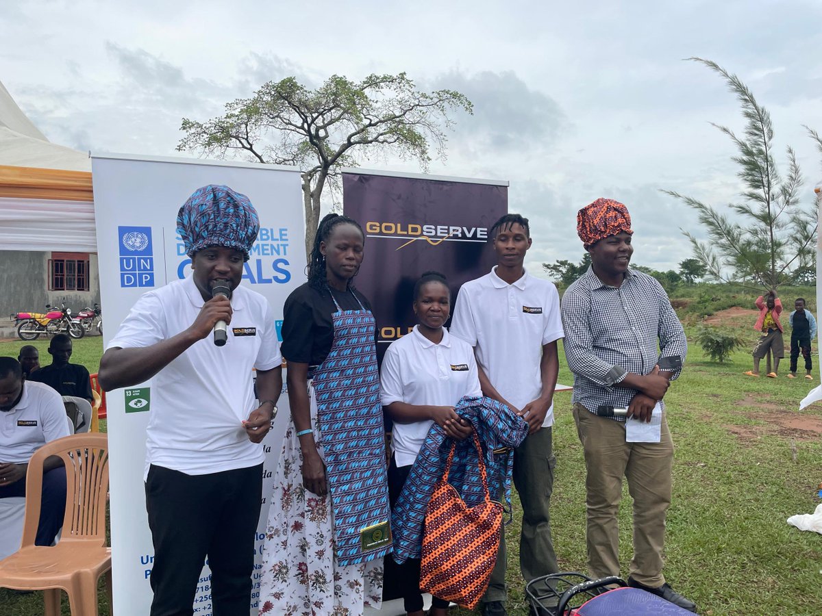 UNDPUganda's tweet photo. With support from @AustrianDev, we’re commissioning Namwiwa Market in #Kaliro & awarding certificates to youth trained in tailoring & motorbike repairs—boosting skills & opportunity! This is part of our wetland restoration efforts are protecting ecosystems & creating green jobs. https://t.co/HdCh1P2WI8