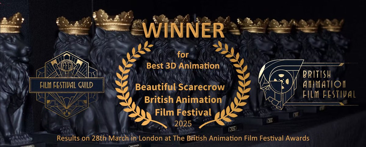 OwlHouseStudio1's tweet photo. We did it! Owl House Studios won the 'Best 3D Animation' award at the British Animation Film Festival last night at the British Museum, London.
Well done to Jess Cope, Venky Viswanathan, Shaheen Sheriff, Adam Oehlers, Jonny Main and Topher Holland. It is a masterpiece!
https://t.co/NKaGdVI6SG