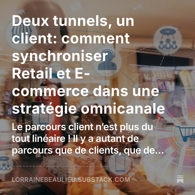 LorraineBe's tweet photo. Comment synchroniser les parcours Retail et E-commerce dans une stratégie omnicanale https://t.co/k0YTvPa3qs https://t.co/GWUYSEtaPx