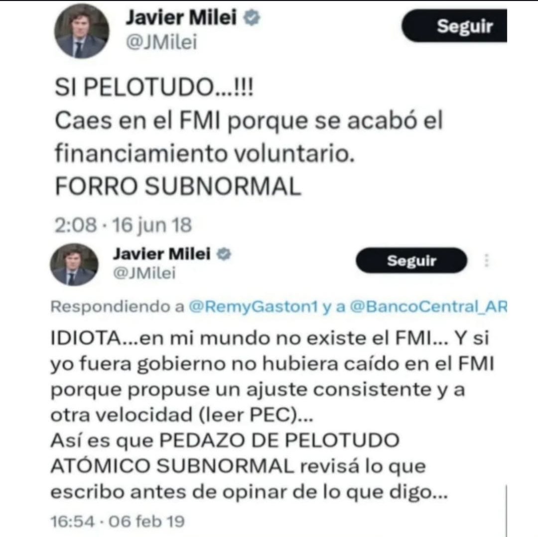 PabloWohl's tweet photo. @JMilei Che Milei.... https://t.co/GXwDaKuqdN