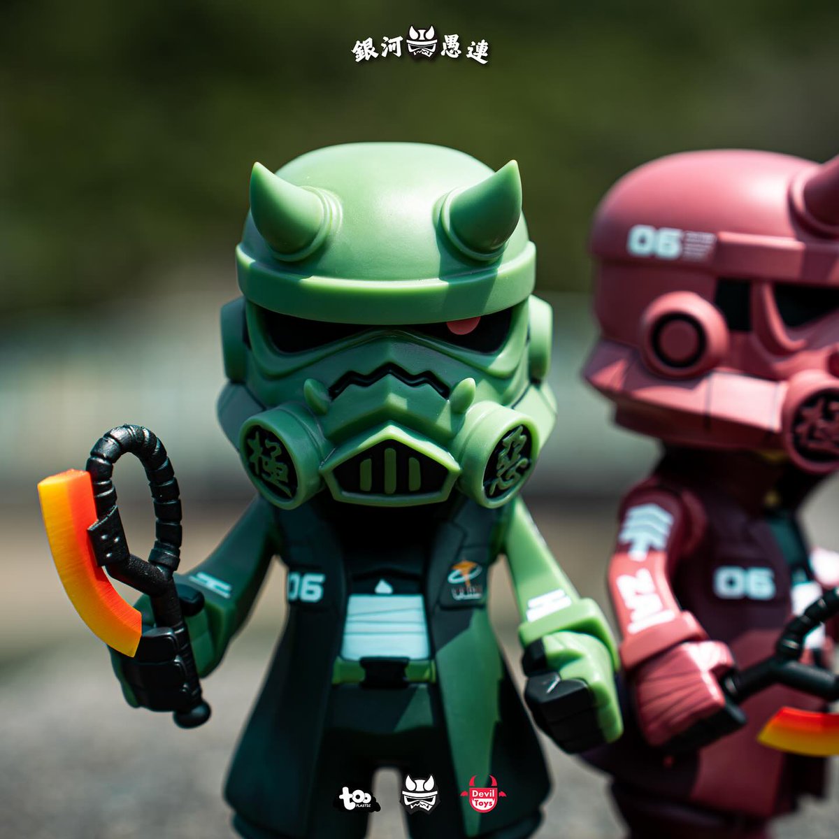 toysrevil's tweet photo. (1/2)
#TOOPLASTIC X @deviltoysltd to debut at #ThailandToyExpo 2025 (April 3-6) via Booth F-11.
GalaxyGang ZAGU Green
GalaxyGang ZAGU Red Ver (5-off)
170mm tall #sofubi
Accessories: axe, keychain, character card
More on #TOYSREVIL: https://t.co/4WJI2HEbHm
#TOYNEWS
#TOYSBLOG https://t.co/K7Hjxwxnom