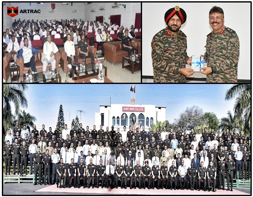 artrac_ia's tweet image. &quot;𝐀𝐫𝐦𝐲 𝐖𝐚𝐫 𝐂𝐨𝐥𝐥𝐞𝐠𝐞, 𝐌𝐡𝐨𝐰&quot;

A five day Strategic Fusion and Convergence Capsule was  conducted at Army War Collage, #AWC, Mhow from 24-28 March 25. 

Offrs from #ArmedForces, Friendly Foreign Countries, #FFC, Ministries, Academia, Industry, Think Tanks, #CAPF &amp;amp;…