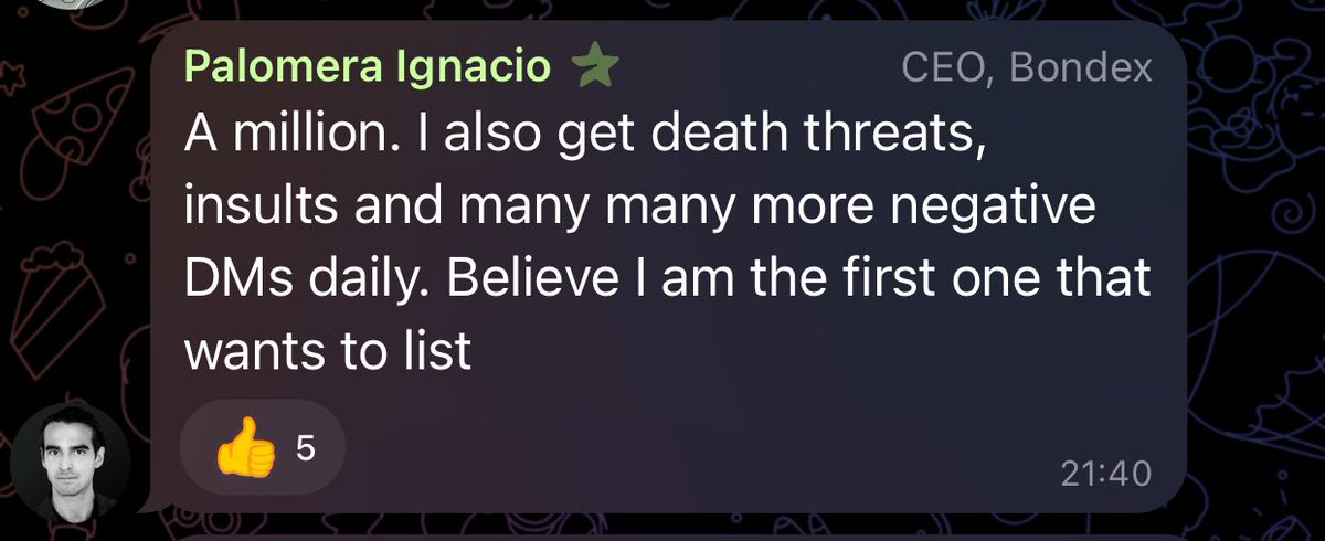Jun โจ โ๏ธ(ร,G) (@junvutruong) on Twitter photo Do u know about him and #Bondex ? ๐ 
He is Master CEO of Delay it been 4 years with same reason: market condition 
But when #btc hit ATH where are team ? 
Lot of user buy from coinlist for almost 2 year still cannot get coin and listing time keep delay until now they said end Do u know about him and #Bondex ? ๐ 
He is Master CEO of Delay it been 4 years with same reason: market condition 
But when #btc hit ATH where are team ? 
Lot of user buy from coinlist for almost 2 year still cannot get coin and listing time keep delay until now they said end