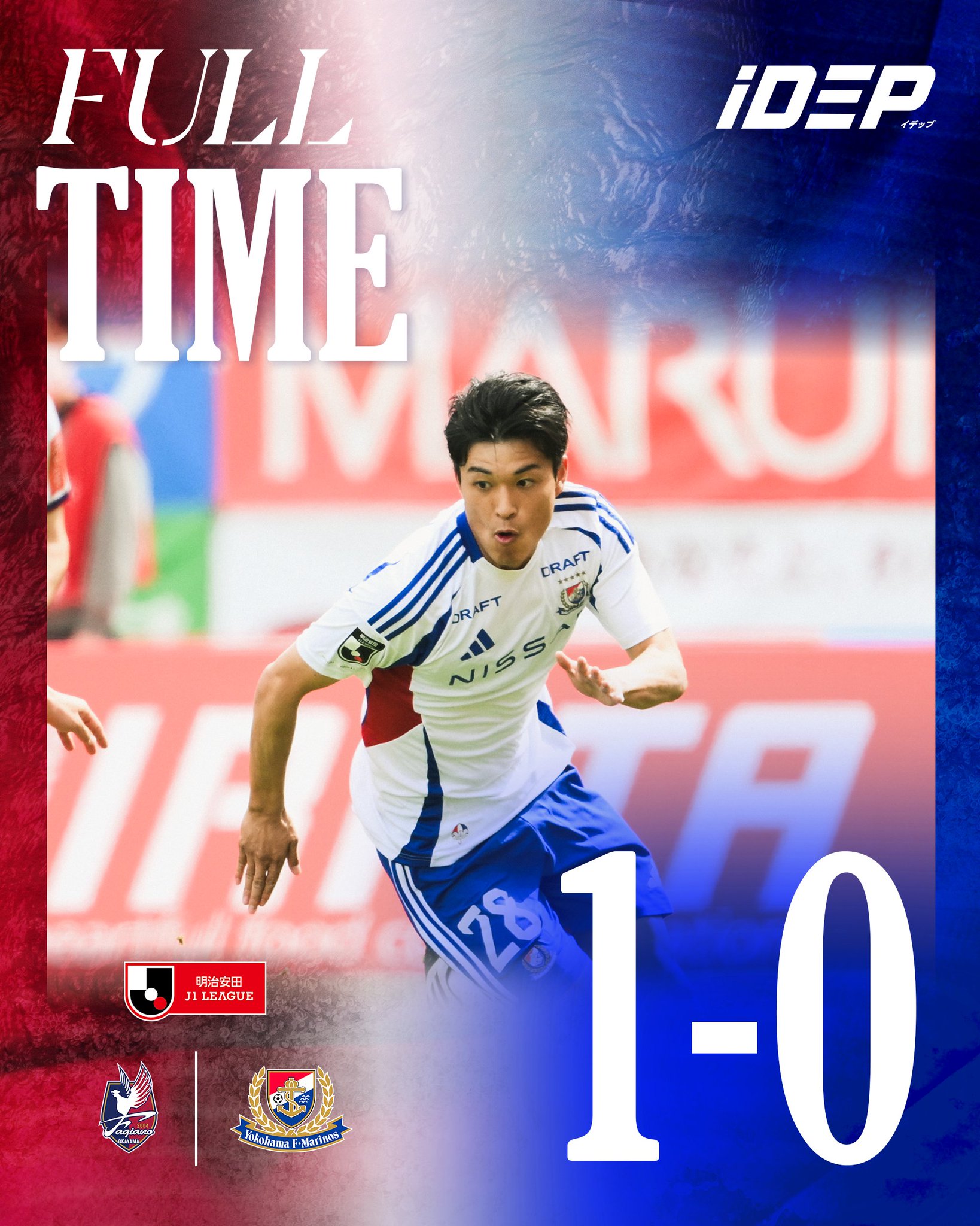 ミズノ　横浜マリノスモデル　Jリーグ 発足時 初期 希少ブランク　Lサイズ 2019】横浜F・マリノス（H）/ CONDITION：A / SIZE：L（日本規格