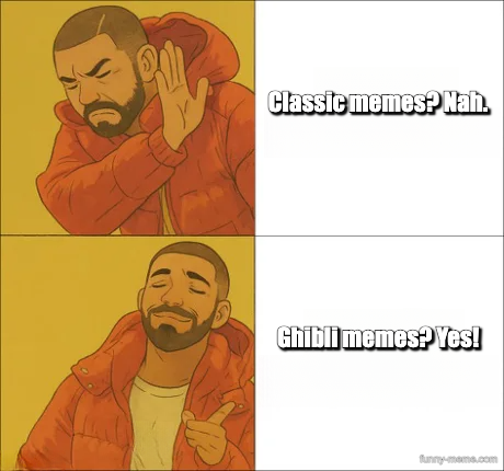 weikangzhang3's tweet image. I just vibe-coded a website for ghibli meme generator, with one simple description, then I can give you the most suitable memes, hope you enjoy the fun. 
chatgpt4oghibli.com