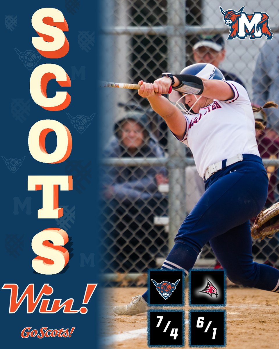 𝗦𝗖𝗢𝗧𝗦 𝗪𝗜𝗡! 🥎🥎🧹

The Scots took two from UW-River Falls in the home opener! Huge comeback in Game 1, with Callia Holland hitting a walk-off double to complete a 6-run 7th! Go Scots!

@macalestersb #ScotsWin #GoScots #heymac