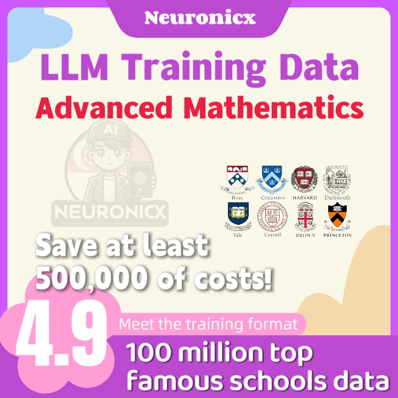 Neuronicx_SG's tweet image. 🥳Neuronicx
全球领先的人工智能接口商城

- GPT-4.5 API （最后一代非推理API）
- OpenAI o3 API（推理最强的API）
- OpenAI o1 API（最顶尖好用的API）
- LLM训练数据、AI数据、Chegg数据、大模型数据购买

官网： Neuronicx.com

#gpt4api #chegg数据 #AI数据 #gpt4o