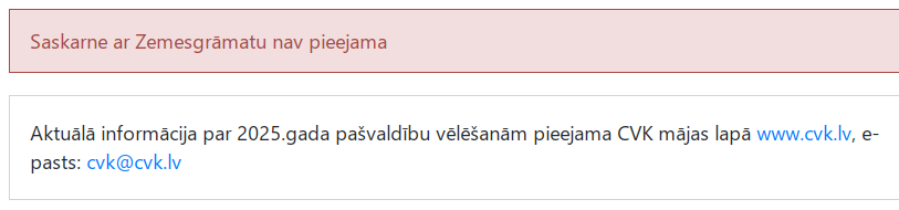 Pagaidām neizdodas nomainīt vēlēšanu iecirkni, kā bija solīts. Bet būšu godīgs: es brīnītos, ja LV kāda valsts iestādes lapa atbildīgā brīdī nenobruktu 🤡