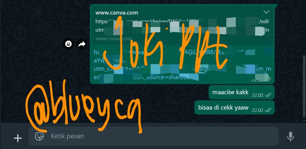 kava . wa fsr, joki rapihin word & ppt sempro tweet media