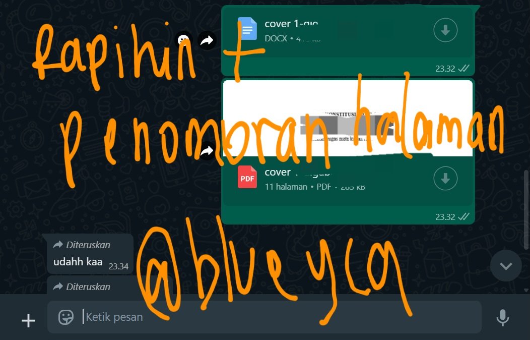kava . wa fsr, joki rapihin word & ppt sempro tweet media