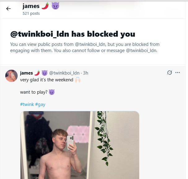 <a href="/twinkboi_ldn/">evren 🌶️ 😈</a>
Attention all, he's a big scammer and has cheated me out of my money. Everyone is working hard and he is working like a thief without working. I guess he has a very difficult life and no one loves him, that's why he does such things. It doesn't matter. His soul will