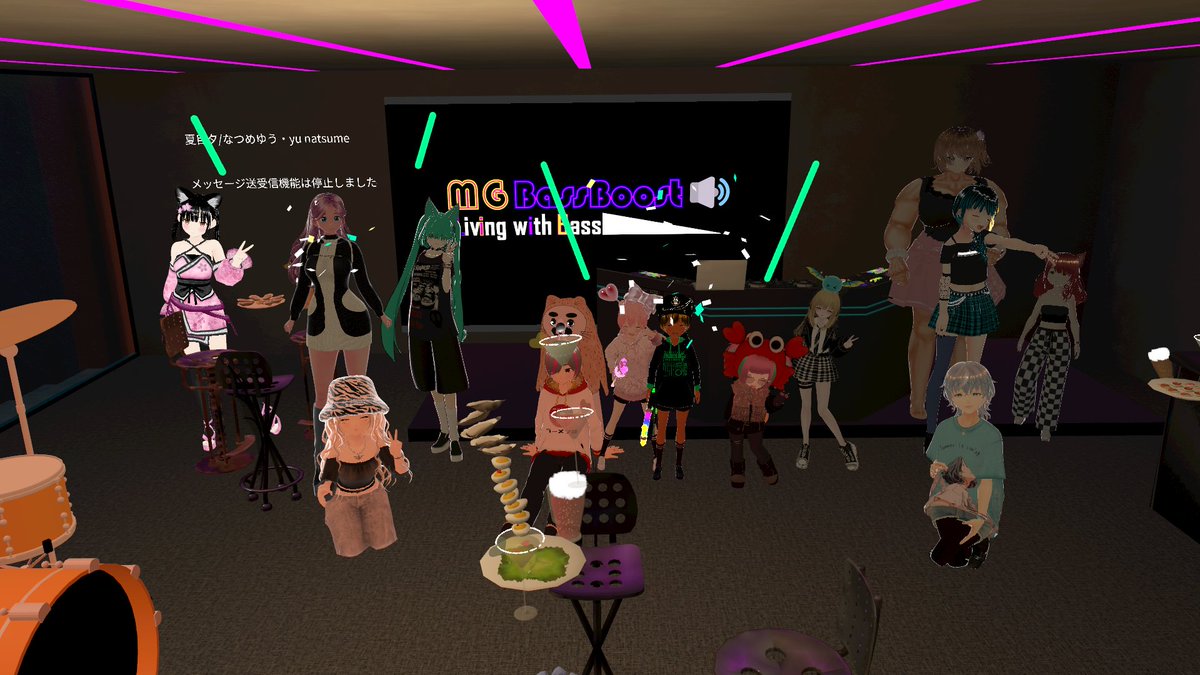 sub_gjensenen's tweet photo. 昨晩は自身の思い付きをずばり形にした奇祭になっちゃいましたが、今回皆様にここまで支えられ無事一周年迎えられました!
今後も不定期ですが楽しいを提供できる場を追求できるように頑張っていきたいです♪
皆様、ご参加ありがとうございました!!
#MG_BassBoost #LateNightSession #cluster https://t.co/ZT4dNf0irW