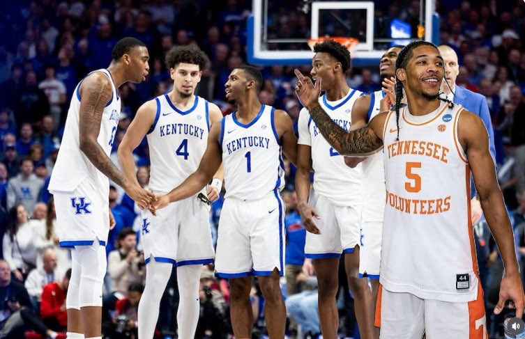 Yeah talk that smack now kitty cats !! #TennesseevsKentucky #sweet16 #volsbasketball 
🐈‍⬛ 🔫 🍊