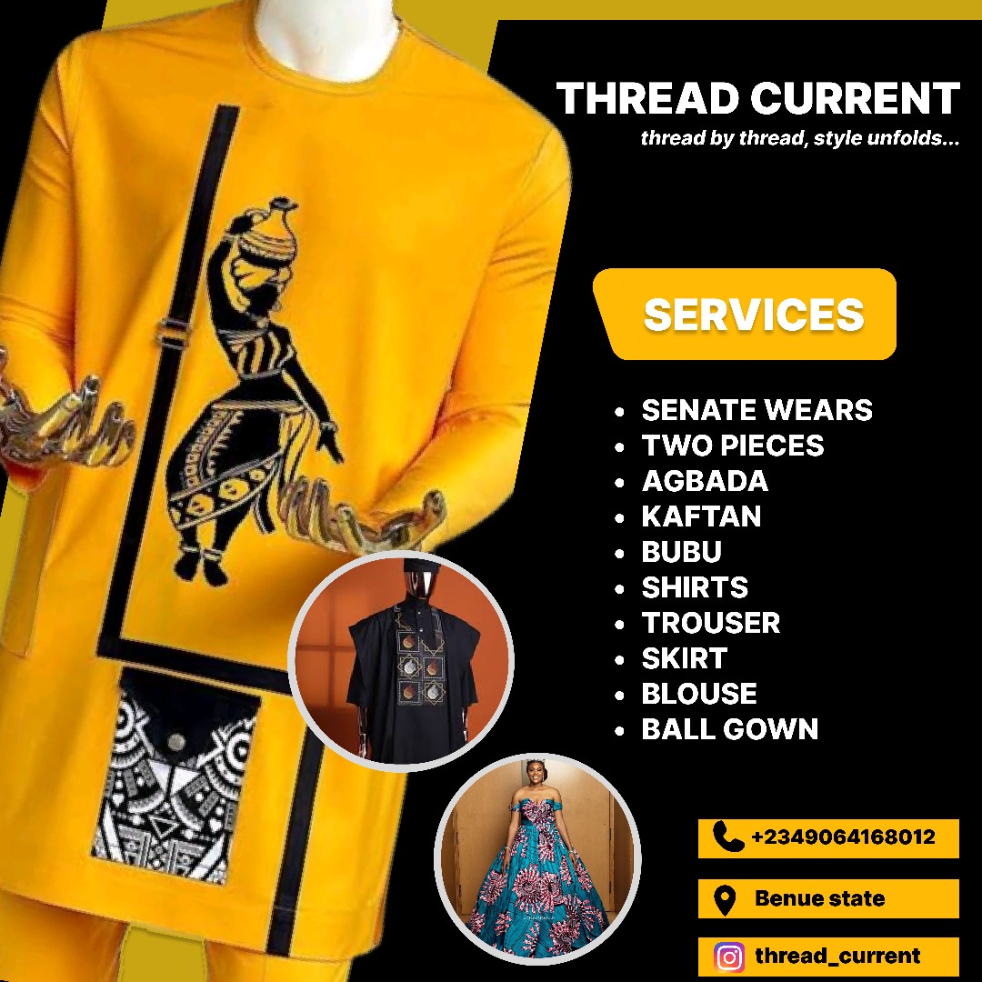 Joecurie_'s tweet photo. @Ada_nnaya3 At Thread Current, we're not just weaving threads, we're crafting stories of style and sophistication. Every stitch, every fold, and every detail is a testament to our passion for exceptional fashion. #ThreadCurrent #FashionDesigner #luxuryfashion https://t.co/0JuN82pYgZ
