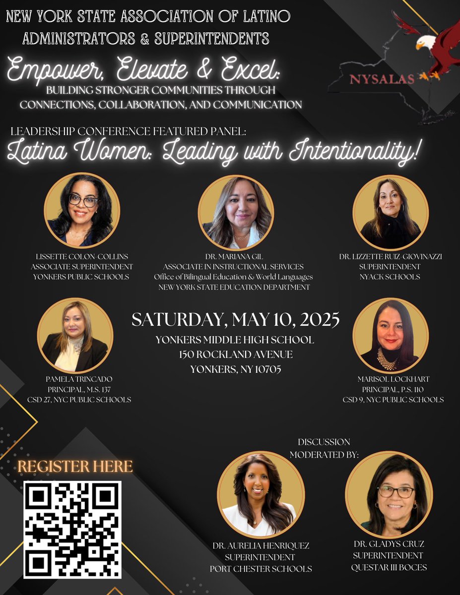 New York State ALAS (@nysalas) on Twitter photo NYSALAS Leadership Conference 2025, featuring the Women’s Leadership Panel with moderators <a href="/AureliaHenriqu3/">Dr. Aurelia L. Henriquez</a> Dr. Aurelia Henriquez & <a href="/GladysICruz/">Gladys I. Cruz</a> Dr. Gladys Cruz. Don’t miss out. REGISTER NOW! NYSALAS.org NYSALAS Leadership Conference 2025, featuring the Women’s Leadership Panel with moderators <a href="/AureliaHenriqu3/">Dr. Aurelia L. Henriquez</a> Dr. Aurelia Henriquez & <a href="/GladysICruz/">Gladys I. Cruz</a> Dr. Gladys Cruz. Don’t miss out. REGISTER NOW! NYSALAS.org