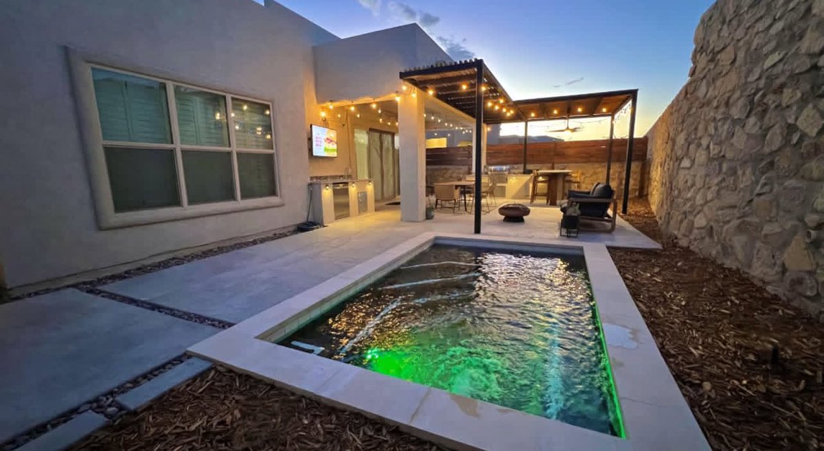 Godesigns_GO's tweet photo. GO Designs in El Paso specializes in designing and installing custom outdoor entertainment spaces. #texas #landscapecontractor #masterpoolsguild #landscape #odessatx #landscapelighting #outdoorliving #Outdoordesign #customdesign #eptx #poolbuilder #awardwinning #renovation https://t.co/0ODCxf4CXa