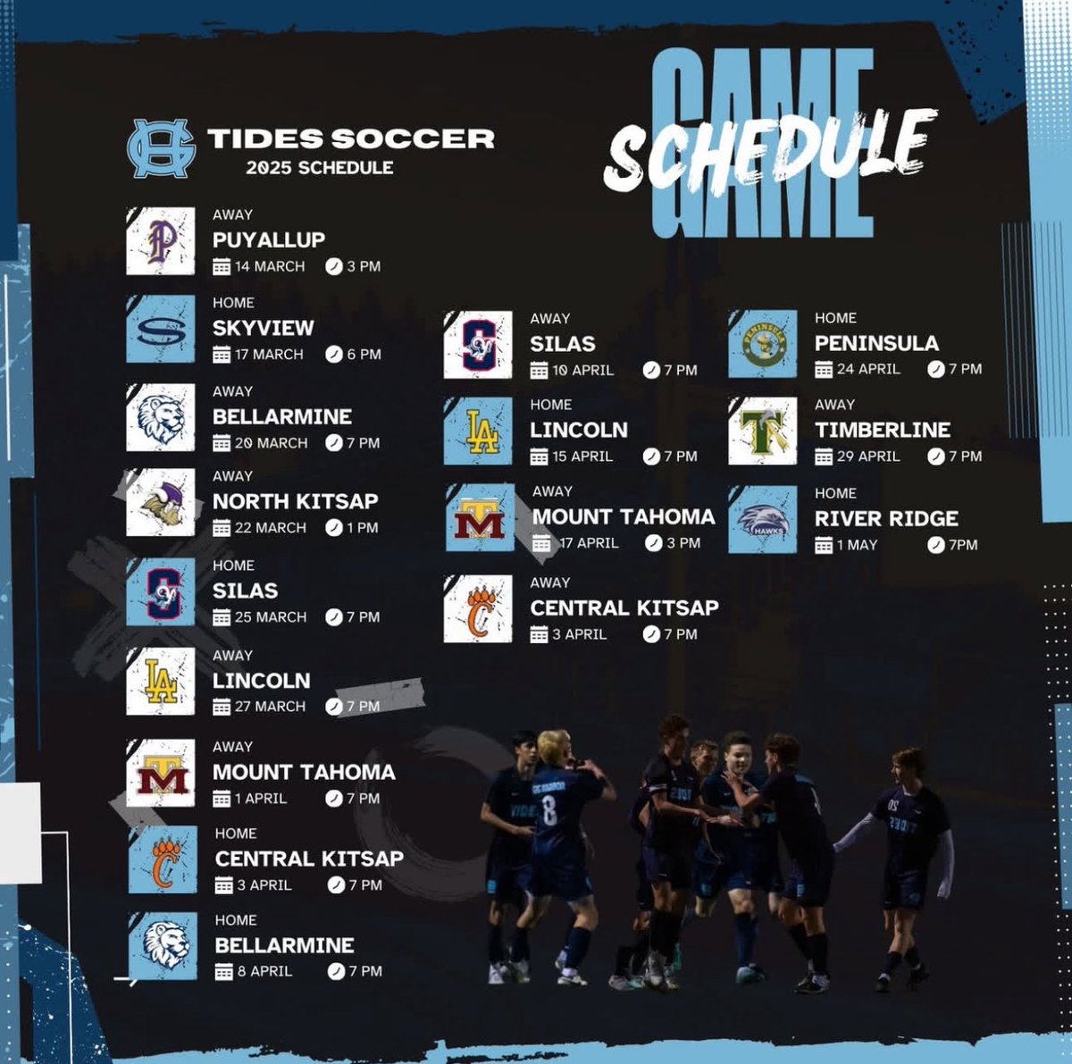 Gig Harbor Tides Soccer (@ghhscoach) on Twitter photo 