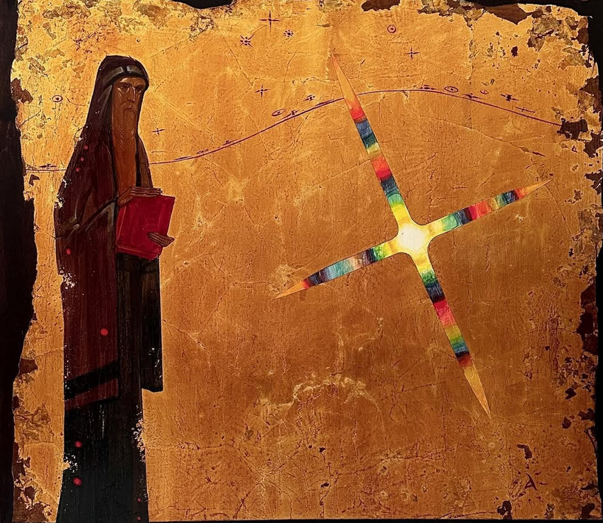 Все, кто устал от нейроартов в ленте (не я, но всё же) - держите офигительные работы от Антона из Краснодара (он же Леодр, он же Византийский радар - в тг ByzantineRadar)

Да, он делает это руками, и в Краснодаре была его первая выставка недавно