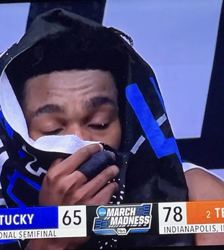 “Oi bruv, Tennessee just proper wiped the floor with us, I can’t bloody well contain me tears after gettin’ all locked up!”