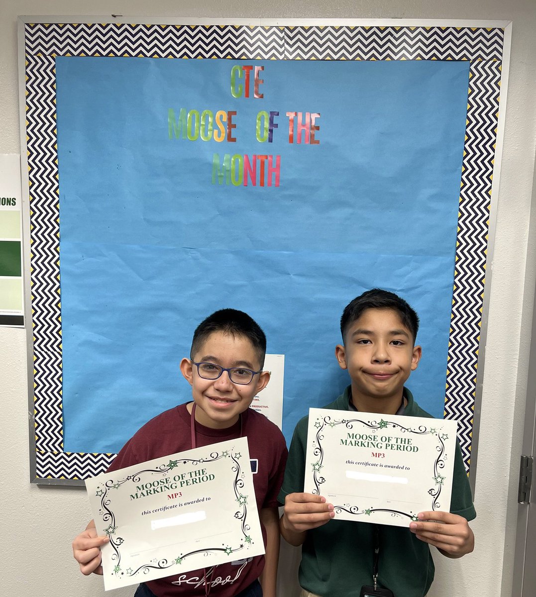 Gerardo Gomez (@ggomez_mms) on Twitter photo Our 6th grade Scholars have consistently exemplified Moose expectations for MP3 and have earned recognition as Moose of the Marking Period. Excellent work!! <a href="/Montwood_MS/">Dr. Melissa (Martinez) Saenz</a> ๐๐๐ซ Our 6th grade Scholars have consistently exemplified Moose expectations for MP3 and have earned recognition as Moose of the Marking Period. Excellent work!! <a href="/Montwood_MS/">Dr. Melissa (Martinez) Saenz</a> ๐๐๐ซ