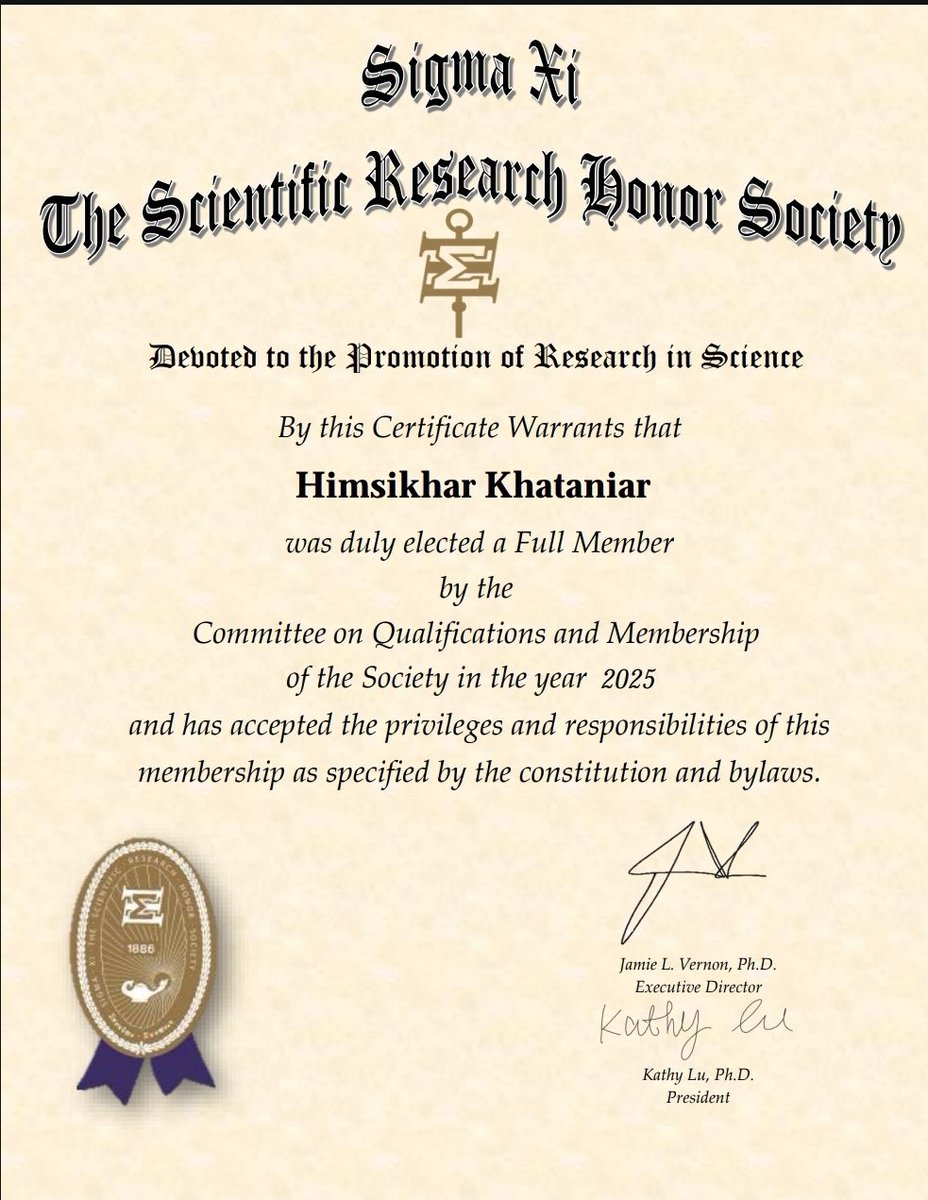 Himsikhar Khataniar (@himsikhar1) on Twitter photo "Courage, hard work, and perseverance — a kid who dared to dream!"
Honored to be elected as a Full Member of the Sigma Xi Honor Research Society.
Grateful to <a href="/AHNIMres/">AHNIMres</a> and my mentors for their unwavering support.
<a href="/AHNGastro/">AHN Gastroenterology, Hepatology and Nutrition</a> <a href="/SigmaXiSociety/">SigmaXi</a> <a href="/akMD03/">Aakash Desai, MD</a> #GITwitter "Courage, hard work, and perseverance — a kid who dared to dream!"
Honored to be elected as a Full Member of the Sigma Xi Honor Research Society.
Grateful to <a href="/AHNIMres/">AHNIMres</a> and my mentors for their unwavering support.
<a href="/AHNGastro/">AHN Gastroenterology, Hepatology and Nutrition</a> <a href="/SigmaXiSociety/">SigmaXi</a> <a href="/akMD03/">Aakash Desai, MD</a> #GITwitter