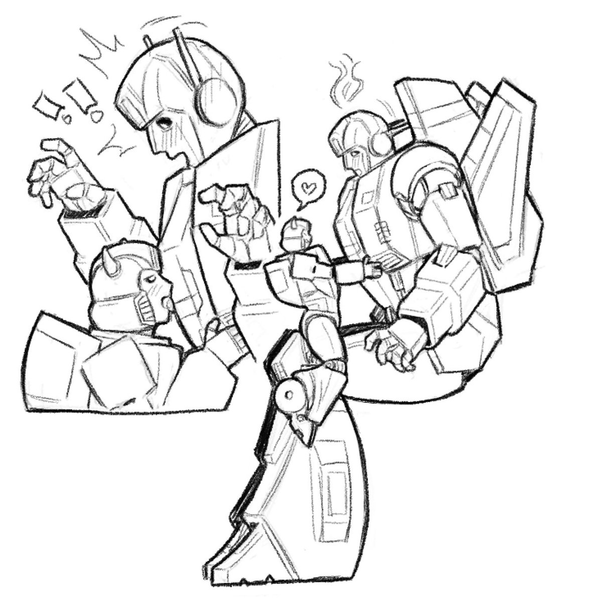 papaquesito's tweet photo. a bee and a gentle giant
#transformers #bumblebee #skyfire #skybee #beefire (figuring out the ship name?) https://t.co/FFGM3sej7g