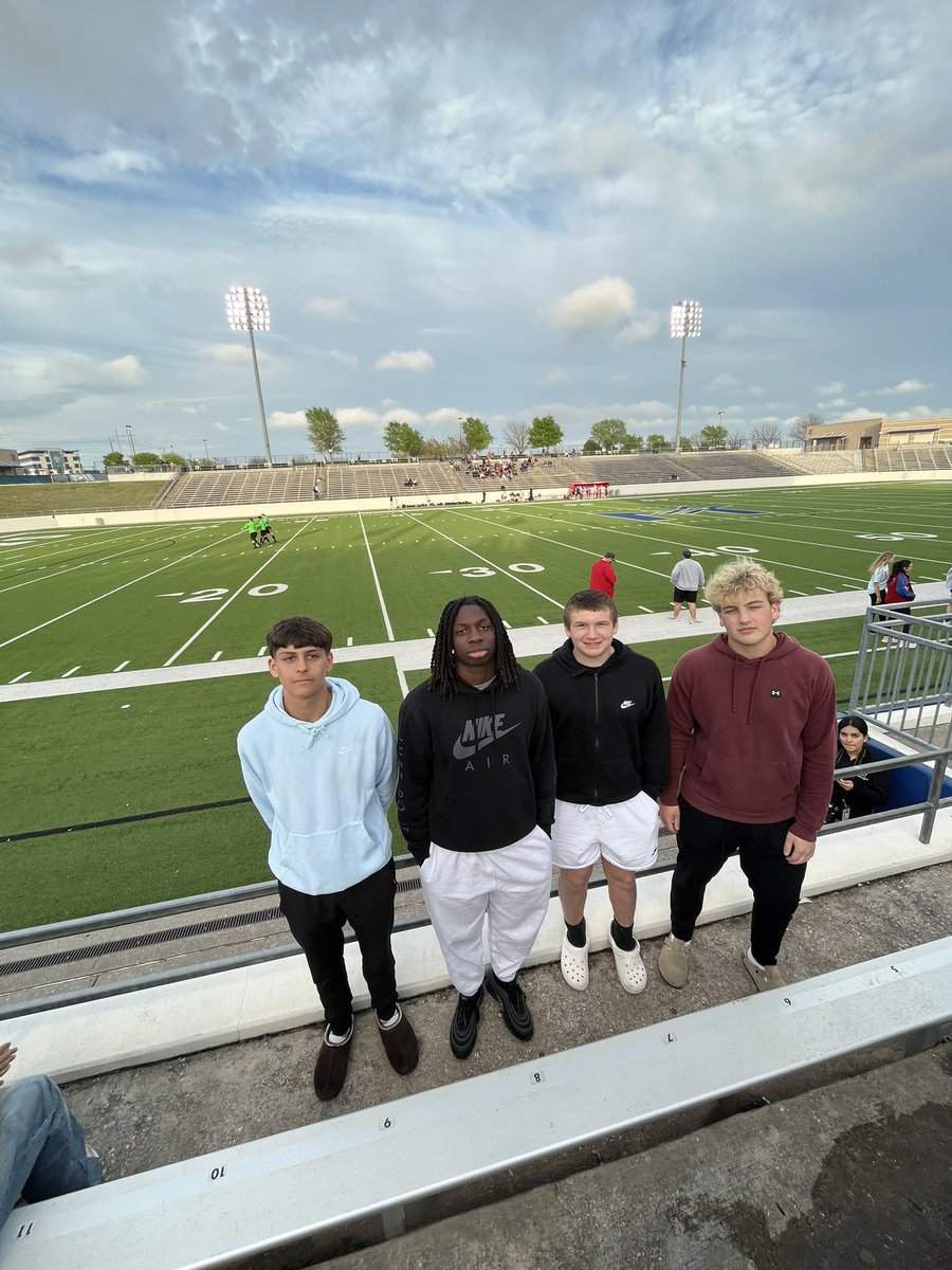 Out here supporting girls varsity soccer #jagcomp25