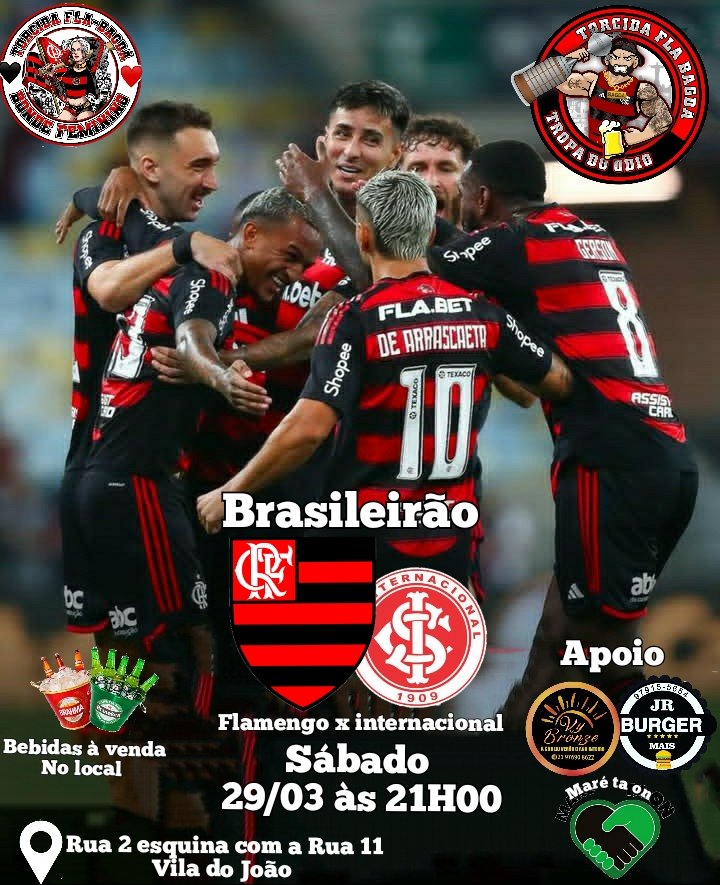 FlaBagda's tweet photo. Amanhã tem Mengão em bagdá então venham assistir conosco na nossa sede ❤🖤 https://t.co/OtItXgHKls