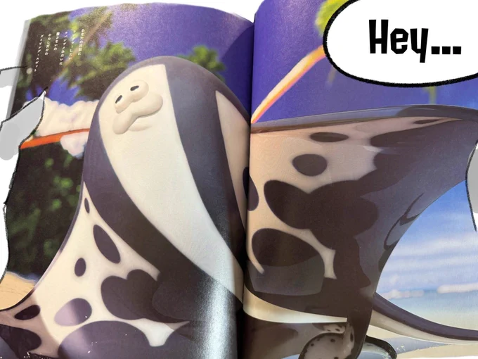That one page spread in the artbook... 