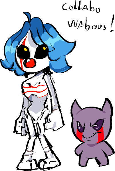 collabo waboos!!! (Clown Meat x Isaac [Fiend Folio] )
#clownmeat #tboi