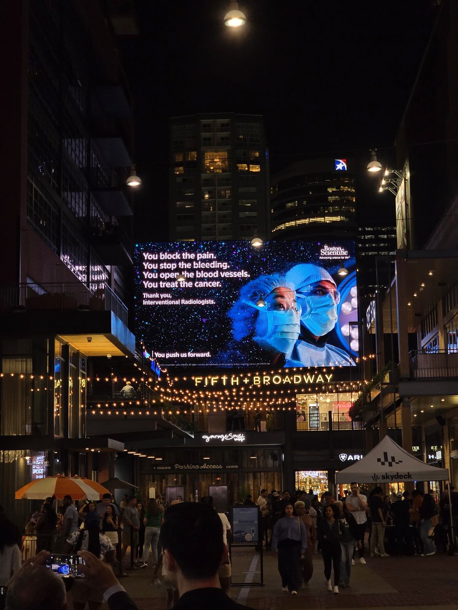 Keith Pereira MD, #VIrad (@keithppereira) on Twitter photo IR is lighting up the city—and I’m here for it.
Right in the heart of Broadway, a glowing tribute to what we do best:
We stop the bleeding.
We treat the cancer.
We push medicine forward.
Big thanks to <a href="/bostonsci/">Boston Scientific</a> for this.
#SIR25NASH #ScrubsAndStetsons #VIRad IR is lighting up the city—and I’m here for it.
Right in the heart of Broadway, a glowing tribute to what we do best:
We stop the bleeding.
We treat the cancer.
We push medicine forward.
Big thanks to <a href="/bostonsci/">Boston Scientific</a> for this.
#SIR25NASH #ScrubsAndStetsons #VIRad