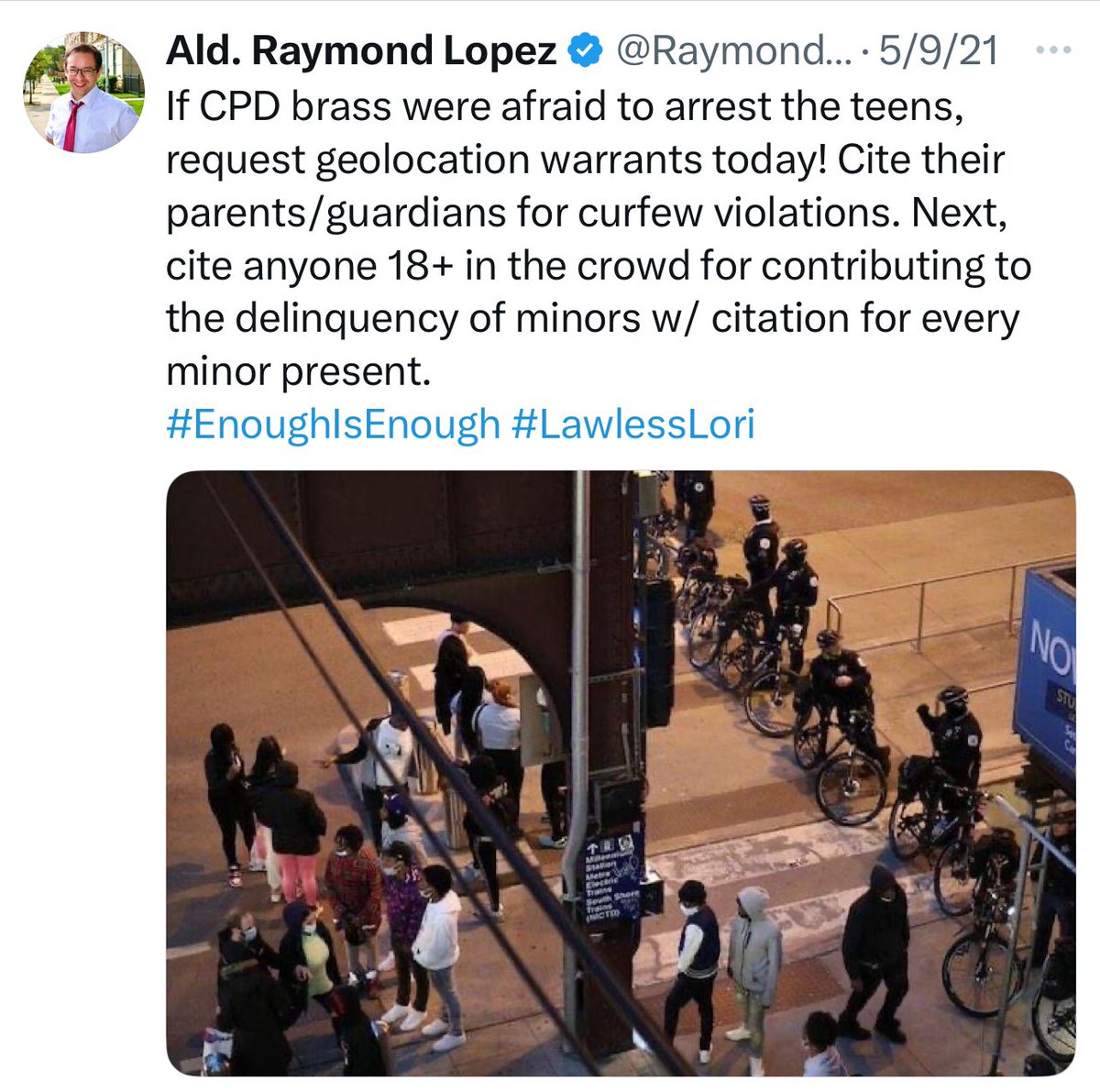 RaymondALopez's tweet photo. The same crap for the last five years. When are we going to say enough with this BS & start holding teens & parents accountability? https://t.co/GyANWpz87Z