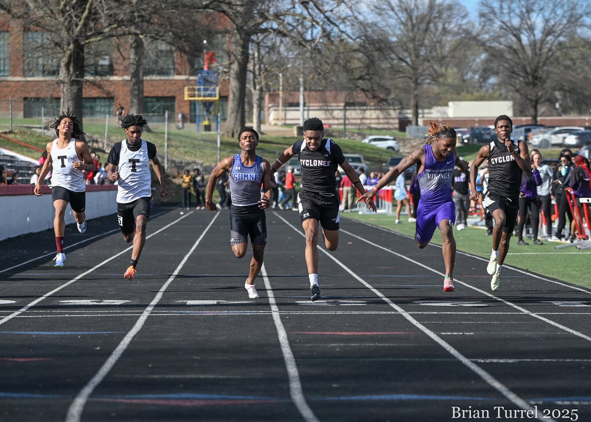 The <a href="/WARD_Athletics/">Bishop Ward Athletics</a> Cyclones are back with speed this year, taking 2nd at the Wyandotte Relays.

Jailen Jefferson won both 110 and 300m hurdles, and the 100m relay team won with a 43.63s, on par with their 43.58s at state last year.