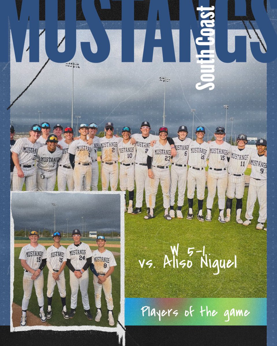 Trabuco Baseball (@trabucobaseball) on Twitter photo STANGS WIN OPENING SOUTH COAST LEAGUE SERIES in
RUBBER MATCH 5-1.
SR-Sam Crouse 4IP-2H-R-2K’s-W
SR-Jake Sweet 2 Scoreless IP
SR-Mike DeFrancesca IP-Save
JR-Tyler Hill-HUGE 2out 2RBI Knock in 4Run 4th
10-2-1 Overall & 2-1 League <a href="/SteveFryer/">Steve Fryer</a> <a href="/OCSportsZone/">OC Sports Zone</a> <a href="/THHSAthletics/">Mustangs Athletics</a> STANGS WIN OPENING SOUTH COAST LEAGUE SERIES in
RUBBER MATCH 5-1.
SR-Sam Crouse 4IP-2H-R-2K’s-W
SR-Jake Sweet 2 Scoreless IP
SR-Mike DeFrancesca IP-Save
JR-Tyler Hill-HUGE 2out 2RBI Knock in 4Run 4th
10-2-1 Overall & 2-1 League <a href="/SteveFryer/">Steve Fryer</a> <a href="/OCSportsZone/">OC Sports Zone</a> <a href="/THHSAthletics/">Mustangs Athletics</a>