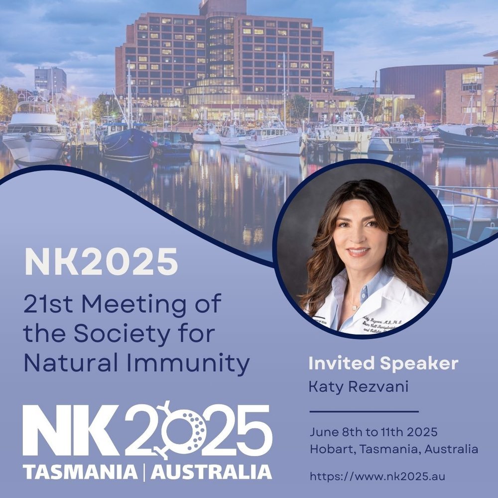 The trailblazing CAR-NK pioneer <a href="/lab_rezvani/">Katy Rezvani, M.D., Ph.D</a>
nk2025.au
<a href="/tasmania/">Discover Tasmania</a> <a href="/SNI_NKMeeting/">SNI NK Meeting</a>