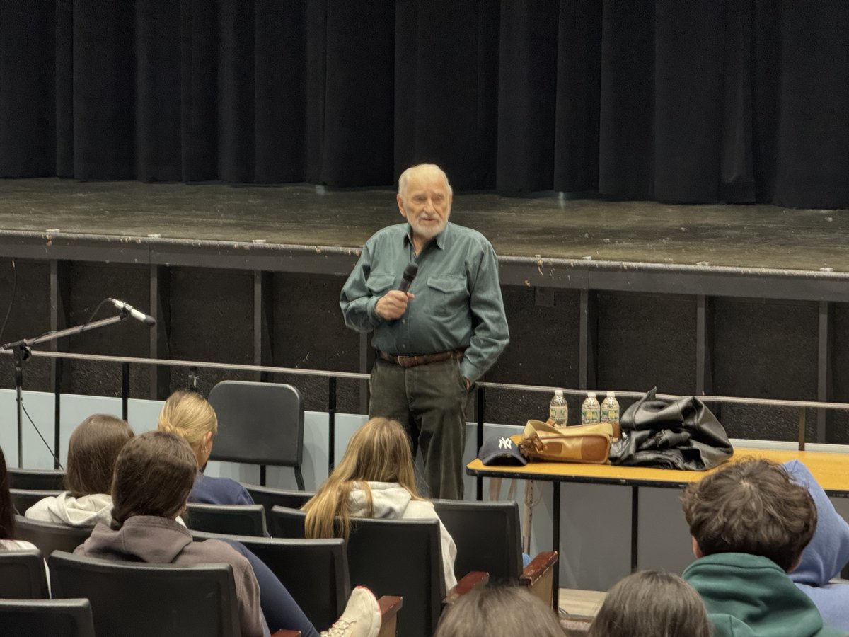Thank you to Mr. Paul Galan/Holocaust Museum &amp; Center for Tolerance and Education - delivered powerful messages that personified compassion, acceptance, hope, and resilience at an assembly at NVD!
#nvdpride, #nvpride, #nvcpride