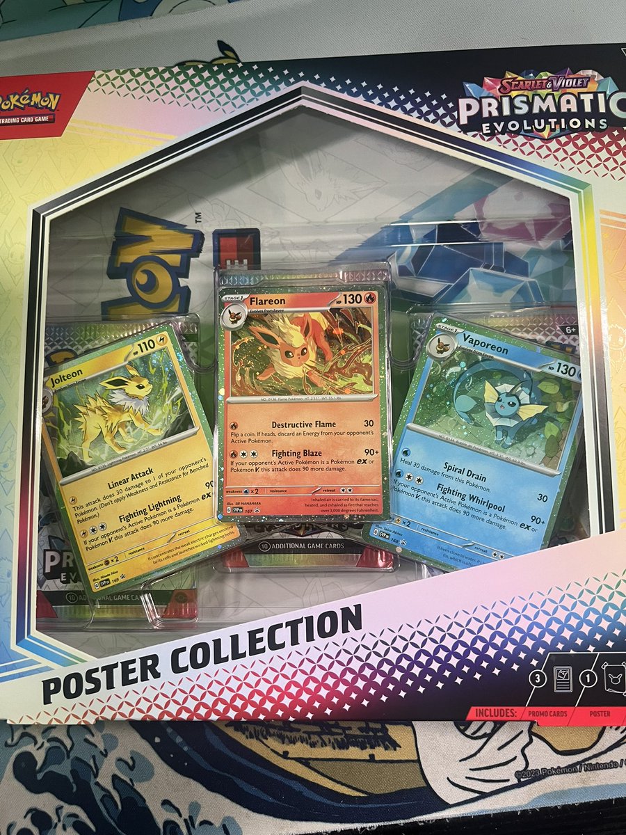 prismatic poster collection giveaway! 🎁

doing 1 pack + a promo - 3 winners! 

come through! 

twitch.tv/javizgaming 🐥