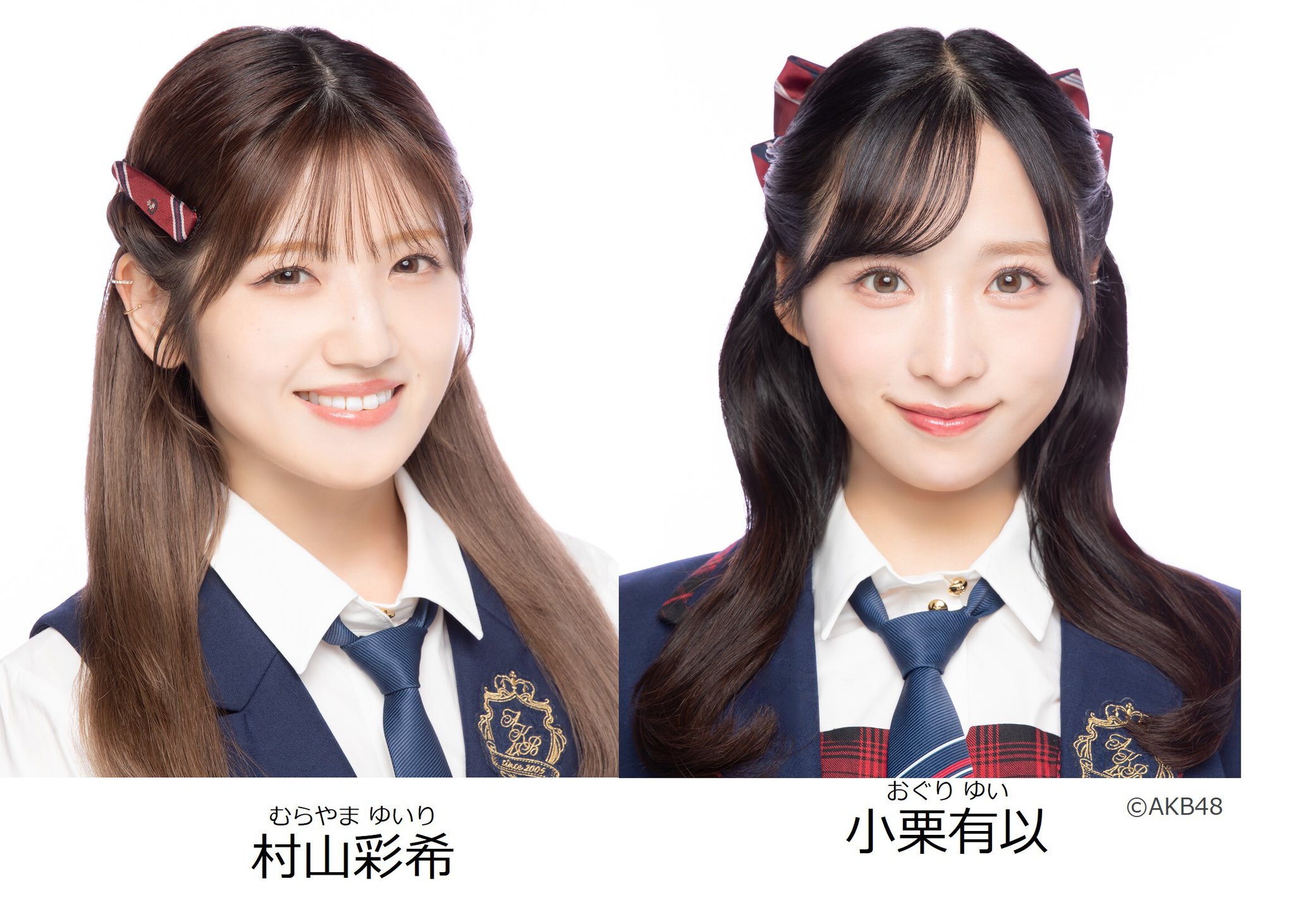 AKB48 サイン入り　パネル　まさかのConfession 小栗有以　村山彩希 AKB48 サイン入り パネル まさかのConfession 小栗有以 村山彩希