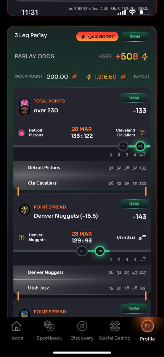 Cashed for a band on Rebet💵 and cooked on UD today🧑‍🍳

Get in here - sharpduel.com/sharpshooters?…