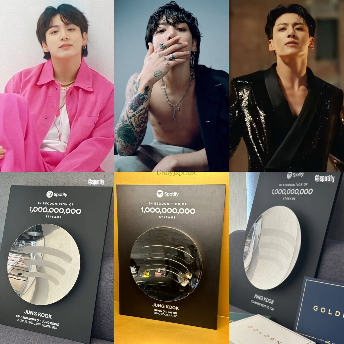 _dailyjkpraise_'s tweet image. #JUNGKOOK ; The Only Asian soloist to have 3 BILLION Plaques — Successful collab, successful Debut single &amp;amp; successful Title Track.