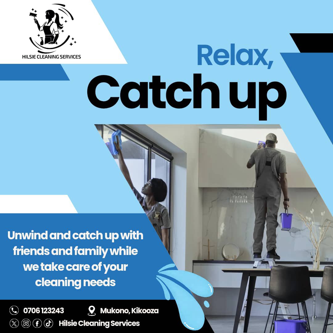 mukyalaNeighbor's tweet photo. Now that we are in the wet season, we need to dust and vacuum our homes, reaching those hard to reach places
Book your deep cleaning appointment with @HilsieCleaning by call/ WhatsApp on 0706123243
Enjoy clean homes
#cleaning
#cleanhomes
#cleaningservices https://t.co/NpBk65ht3P