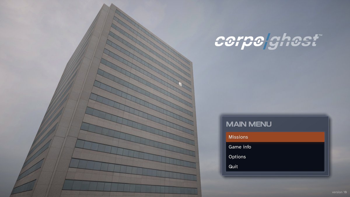 InterleavedSys's tweet image. corpo/ghost - new update (interactable UI &amp;amp; menu background)

🎮 store.steampowered.com/app/2844660/co…
📢 store.steampowered.com/news/app/28446…

#gamedev #indiedev #game #update #screenshotsaturday