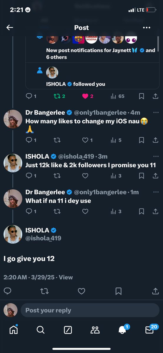 abeg make una help me i wan change this iOS 🙏🏾