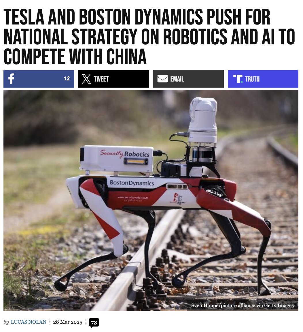 mr_multitude's tweet image. 🚨Tesla &amp;amp; Boston Dynamics sound the alarm: 

U.S. is losing the AI-robotics race to China! 🤖

They’re begging for a national strategy—central office, R&amp;amp;D cash, STEM boost, or we’re toast....😒

Innovate or bust!  

#RoboRace