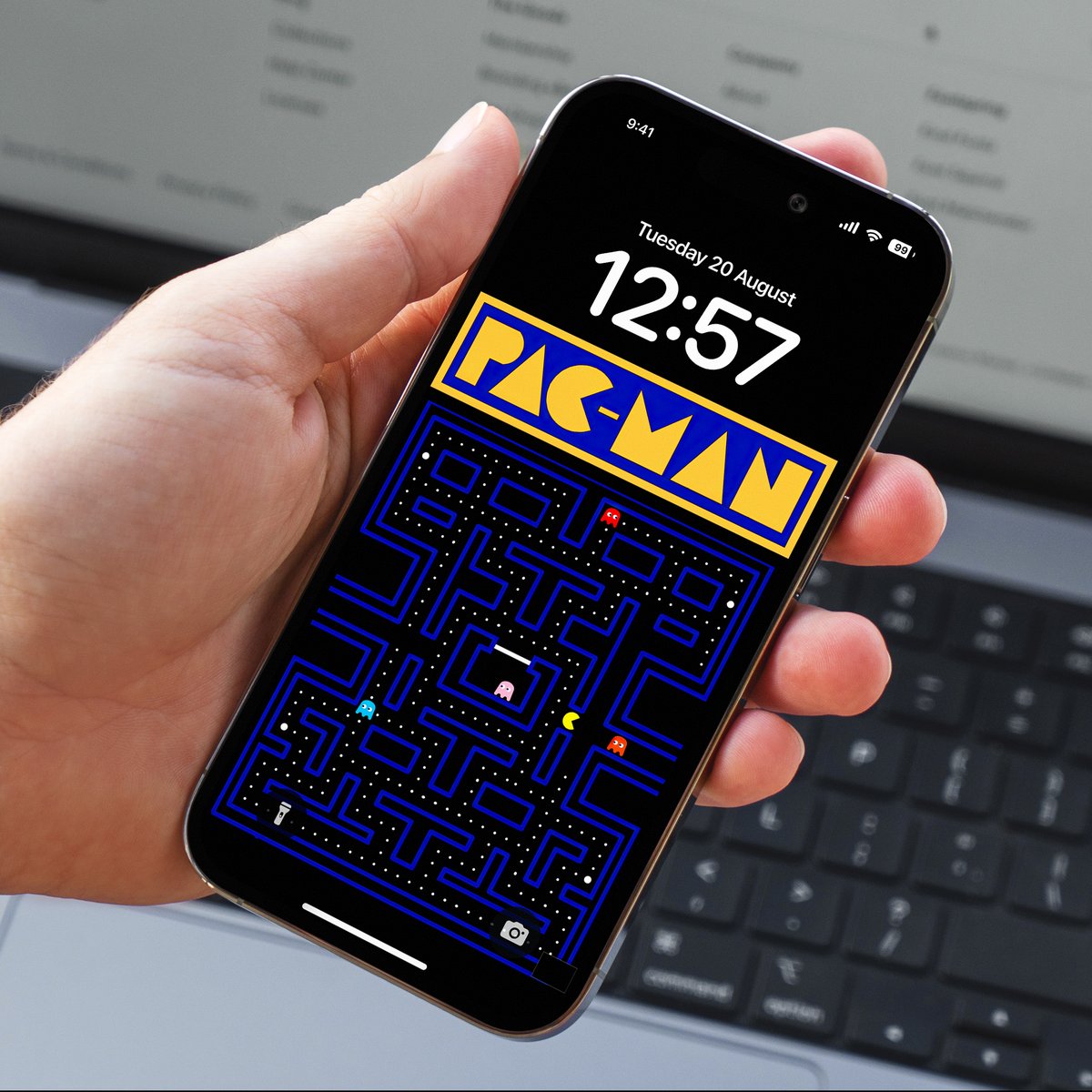 Pac Man #wallpaper, image size:1200x1200