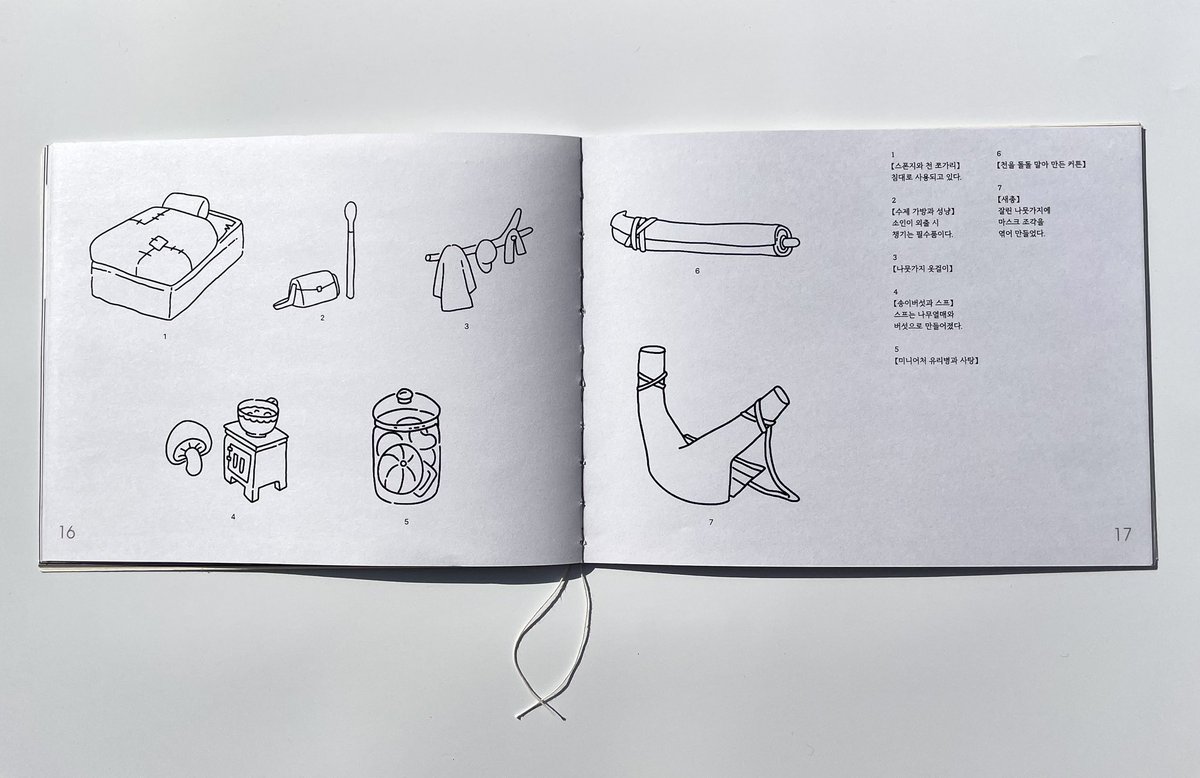 소인주거환경 관찰보고서…대한민국에 사는
소인들의 생태를 기록한 일러스트레이션 책 작업…직접 종이 사고 인쇄하고 자르고 제본하고 정말 100% 수공업으로 만든😂