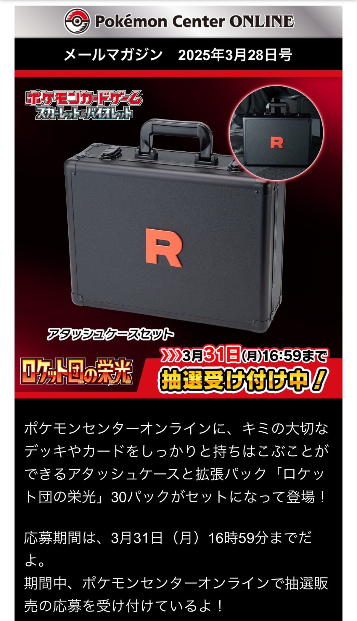 ロケット団アタッシュケースセット （ポケカがもっと楽しくなる
