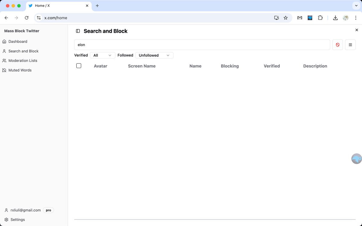rxliuli's tweet photo. 🌐 Mass Block Twitter v0.20.3 Released!
Important Update:
⚠️ Due to Twitter API changes, the Search and Block function was broken
✅ This version adapts to the new Twitter API changes
📝 Already submitted for Chrome WebStore review
#ChromeExtension #Twitter #MassBlock https://t.co/frXHNibxEv